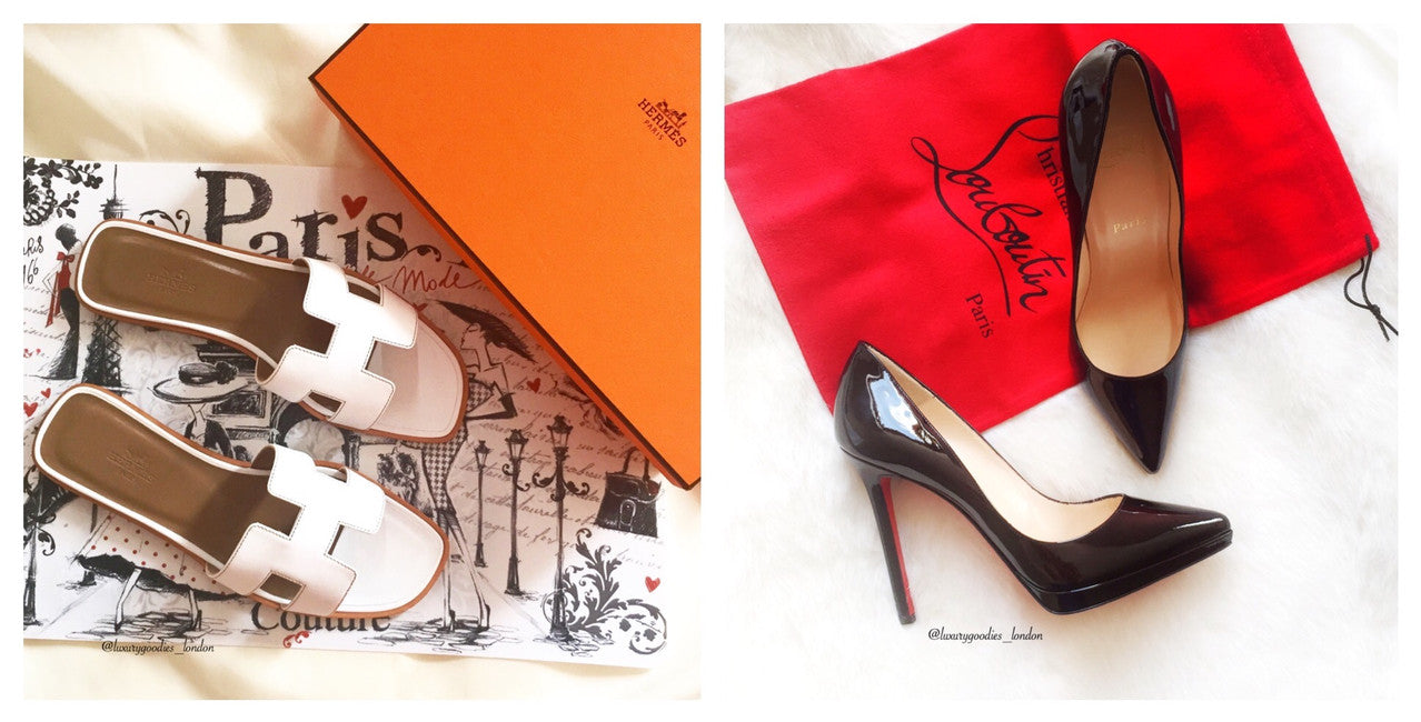 Hermes and Christian Louboutin Pigalle Plato
